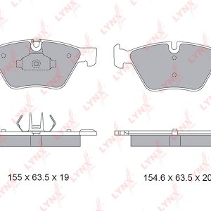 Колодки тормозные передние к-кт