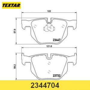 Колодки тормозные задние дисковые к-кт