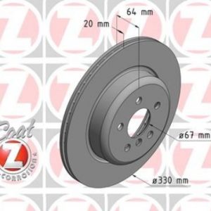Диск тормозной задний