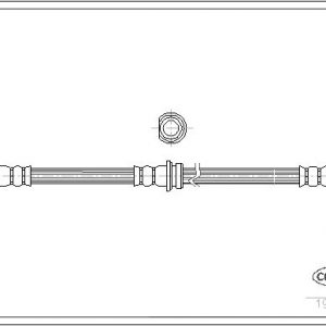 Шланг тормозной задний