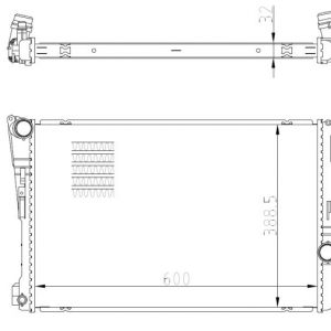 Радиатор основной