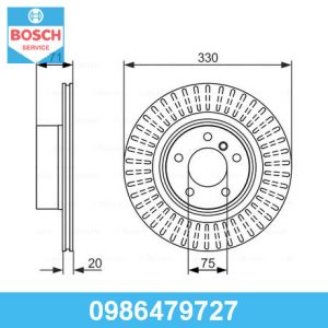 Диск тормозной задний