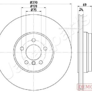 Диск тормозной задний