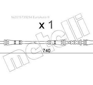 Датчик износа колодок