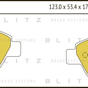 Колодки тормозные передние к-кт