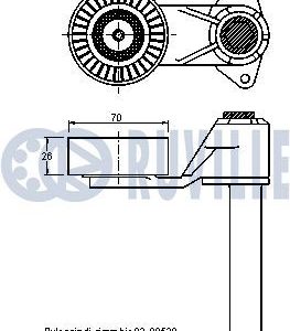 Натяжитель ремня