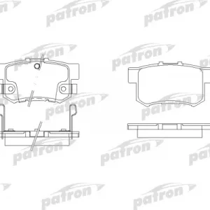 Колодки тормозные задние дисковые к-кт