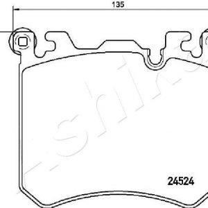 Колодки тормозные передние к-кт