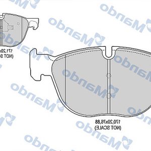 Колодки тормозные передние к-кт