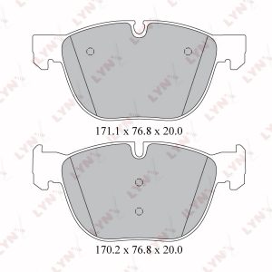Колодки тормозные передние к-кт