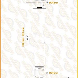 Амортизатор задний