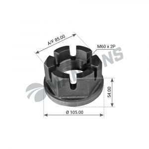 Гайка задней ступицы