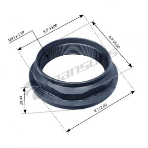 Гайка задней ступицы