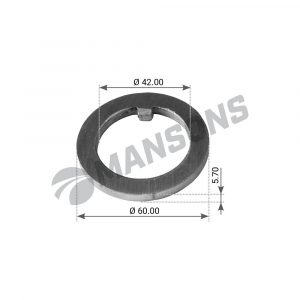 Шайба стопорная ступичной гайки