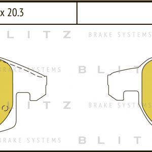 Колодки тормозные передние к-кт