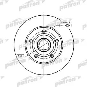 Диск тормозной задний