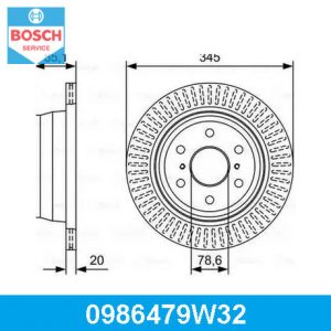 Диск тормозной задний