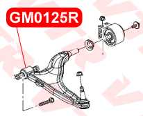 Сайлентблок переднего рычага передний
