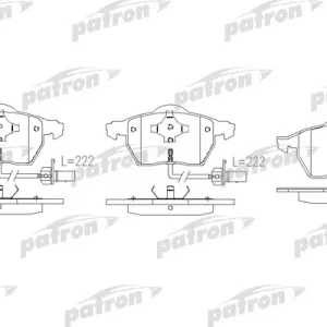 Колодки тормозные передние к-кт