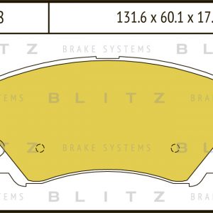 Колодки тормозные передние к-кт