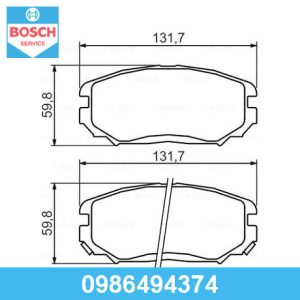 Колодки тормозные передние к-кт