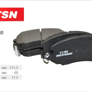 Колодки тормозные передние к-кт