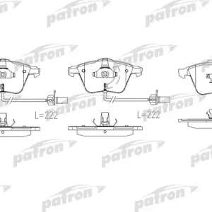 Колодки тормозные передние к-кт
