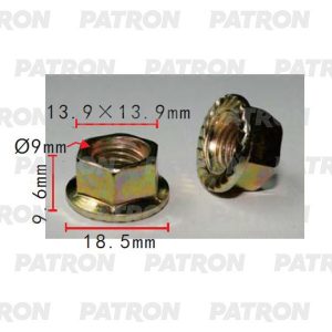 Гайка выпускного коллектора