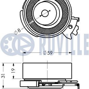 Ролик-натяжитель ремня ГРМ
