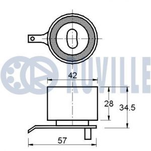 Ролик-натяжитель ремня ГРМ
