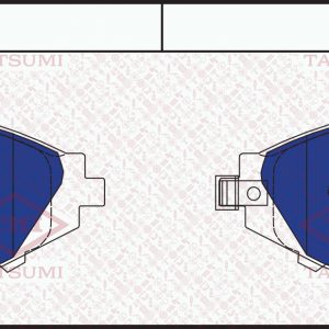 Колодки тормозные передние к-кт