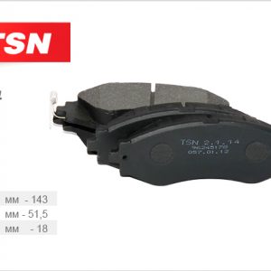 Колодки тормозные передние к-кт