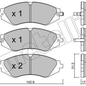 Колодки тормозные передние к-кт