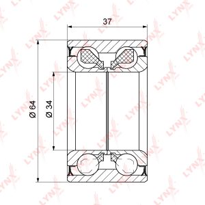 Подшипник ступицы (к-кт)
