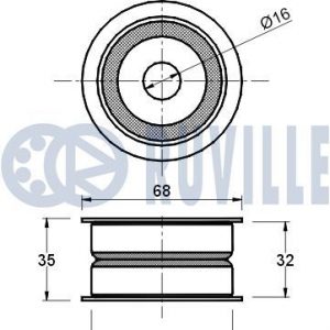Ролик дополнительный ремня ГРМ