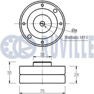 Ролик дополнительный ремня ГРМ