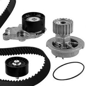 Насос водяной (помпа) + к-кт ремня ГРМ