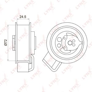 Ролик-натяжитель ремня ГРМ
