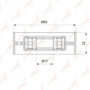 Ролик-натяжитель ручейкового ремня