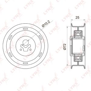 Ролик-натяжитель ремня ГРМ