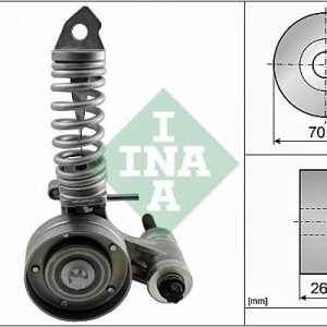 Ролик руч.ремня с кронштейном