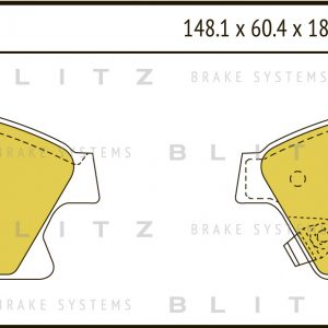 Колодки тормозные передние к-кт