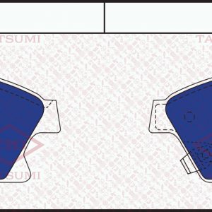 Колодки тормозные передние к-кт