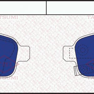 Колодки тормозные задние дисковые к-кт