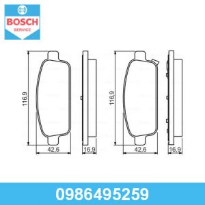 Колодки тормозные задние дисковые к-кт