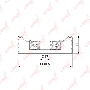 Ролик-натяжитель ручейкового ремня