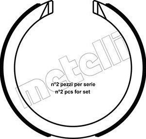 Колодки ручного тормоза к-кт