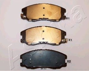 Колодки тормозные передние к-кт