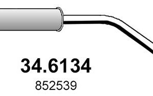 Глушитель средняя часть