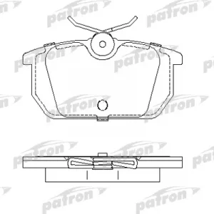 Колодки тормозные задние дисковые к-кт